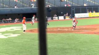 20100815アルビBC vs 信濃GS @エコスタ 6回裏・松岡タイムリー