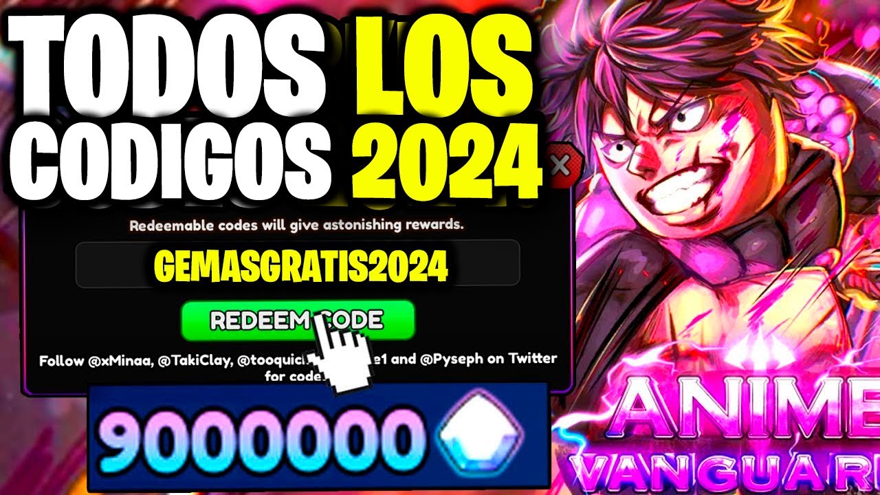 Todos los codigos de anime vanguards octubre 2024 youtube