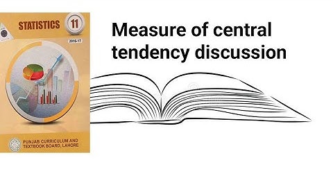 Measure of central tendency ch 3 lec 1