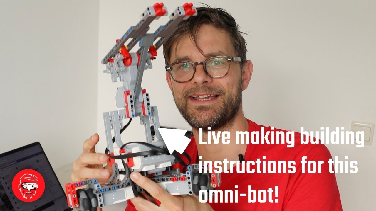 How to Create Building instructions In Studio for MINDSTORMS EV3 omnibot- livestream -