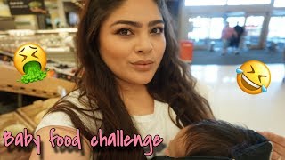 BABY FOOD CHALLENGE!!!