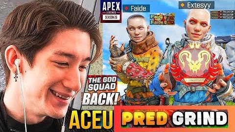 Aceu reunites with Extesyy & Faide to dominate New Season Ranked (THE GOD SQUAD) Apex Legends Ranked
