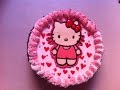 Hello Kitty Cake/كيكة أو طرطة عيد ميلاد هيلو كيتي بالكريما غاية  في الروعة