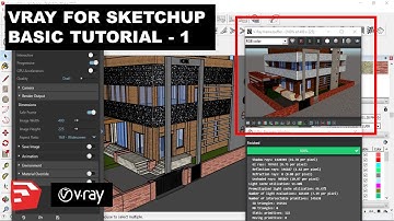Vray for Sketchup | Basic Tutorial – 1 | Rendering settings ⚙️|| DV Studio