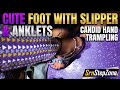 Beautiful Anklets &amp; Slippers 🥿 🥵| Candid Foot Step &amp; candid Hand Trampling | SrnStepZone