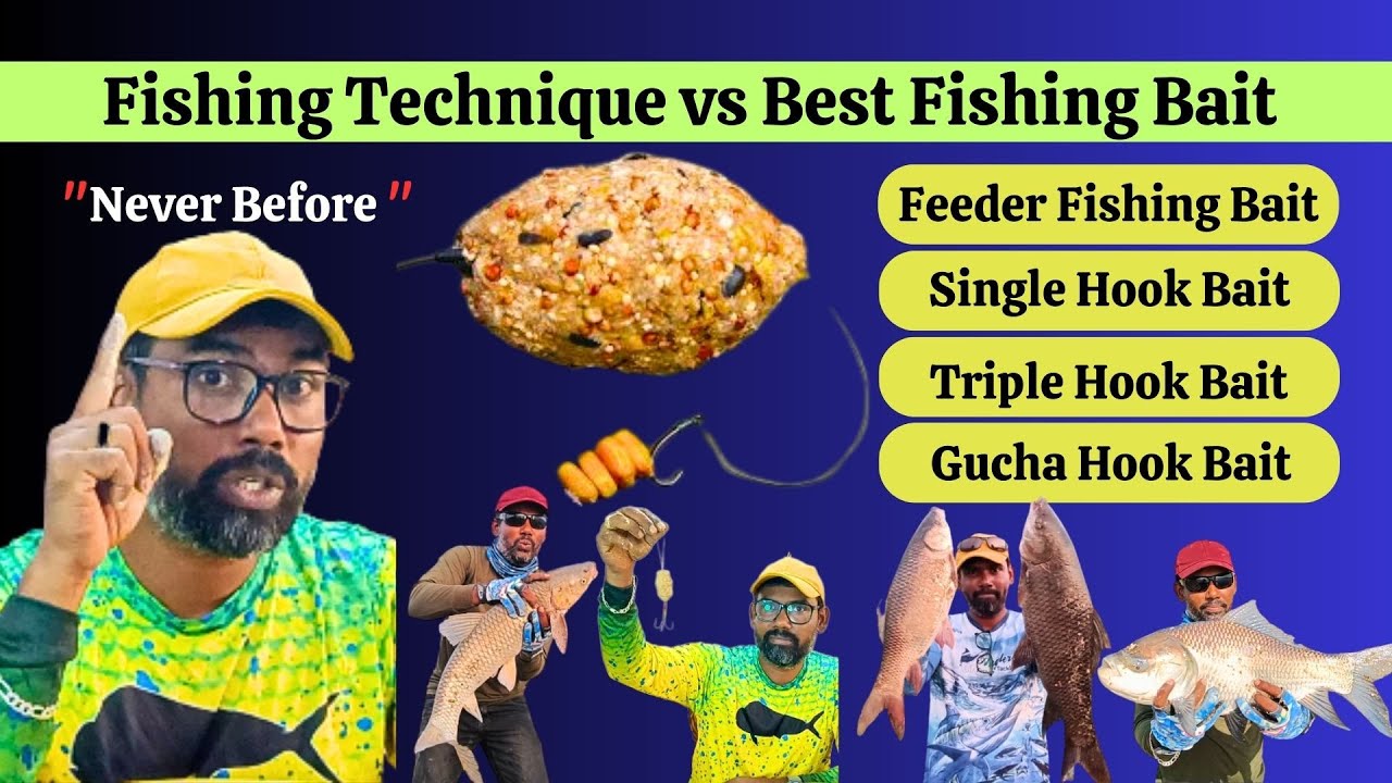 Never Seen Before!! Fishing Technique Vs Fishing Bait Best Carp
