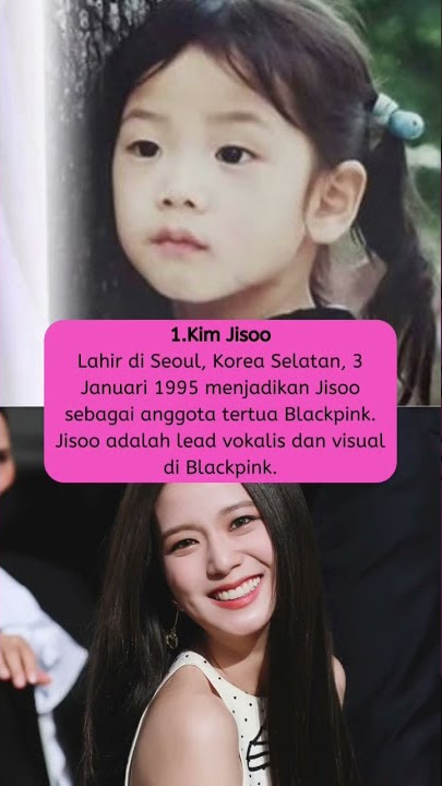 Potret Masa Kecil Personel Blackpink #shortvideo #blackpink #jisoo #jennie #rosé #lisa