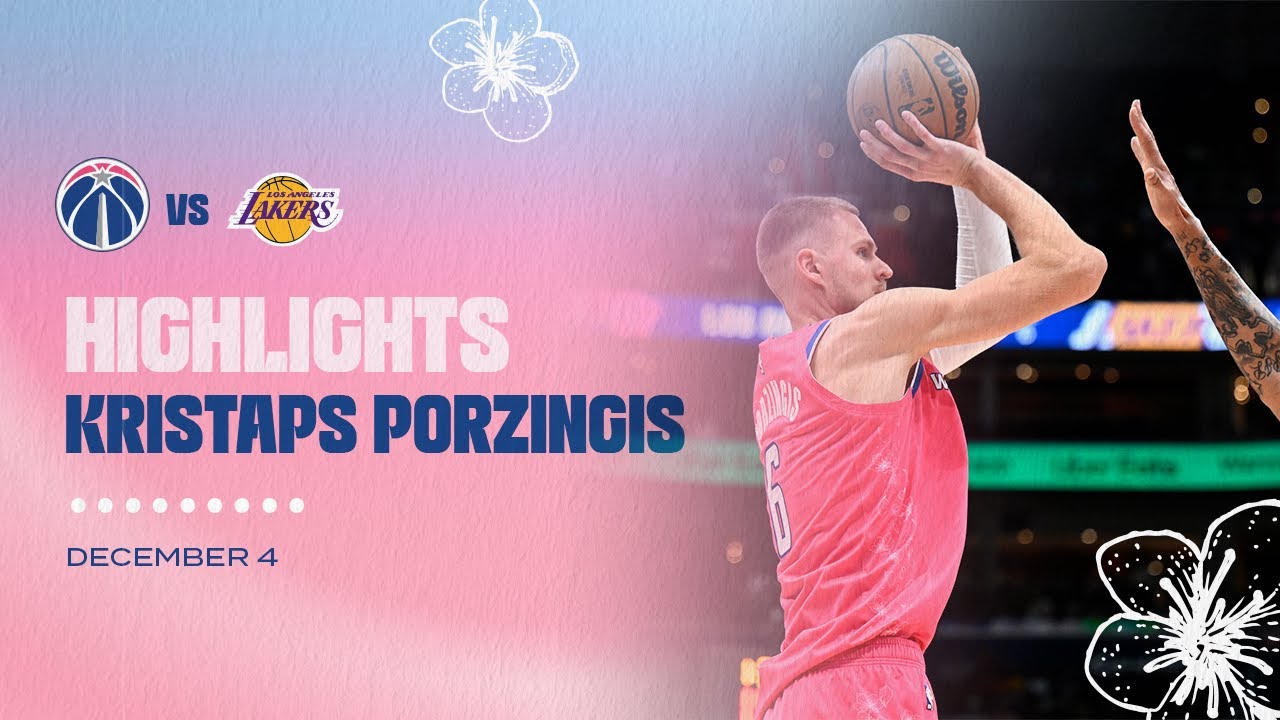 Highlights Kristaps Porzingis scores 27 vs Los Angeles Lakers 12/4