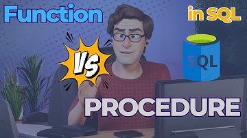 Difference between Function and Procedure in PL/SQL | Oracle PL/SQL Interview Questions | Animation
