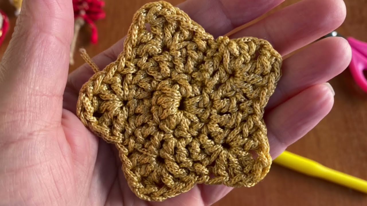 Πώς πλέκω εύκολα χριστουγεννιάτικο αστέρι ;;;;