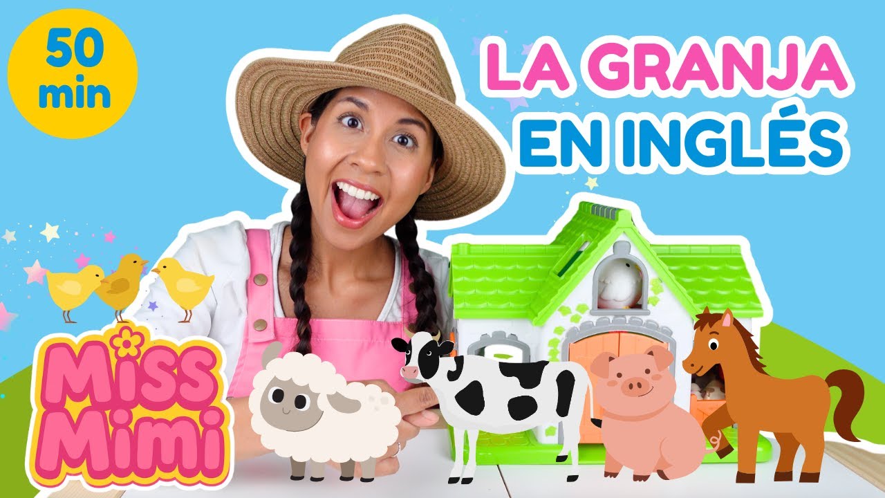La granja para niños | Videos educativos para niños | Aprende inglés con Miss Mimi