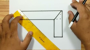 How to draw TRY SQUARE with easy