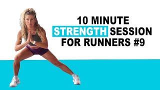 Pilates for runners - STANDING PRE RUN ACTIVATION 8 minute session [ Pre run strength session #9 ]