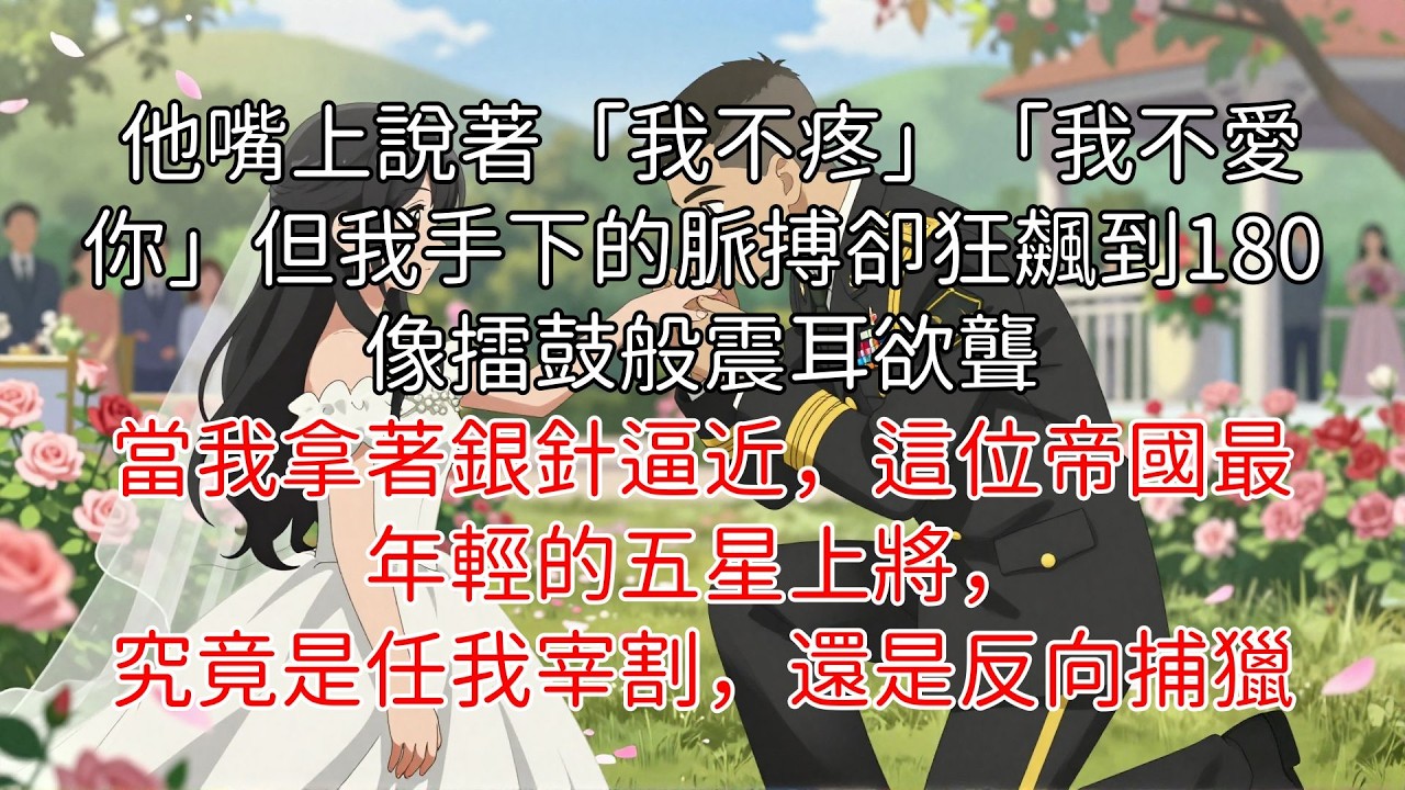 「完結」男人眼神陰鷙，槍口抵著我的眉心。可我溫涼的指尖搭在他腕間，那狂亂如鼓的脈搏卻直接飆到了180。我輕笑一聲，銀針刺入他的死穴 #中醫玄學 #軍旅高幹 #極致拉扯