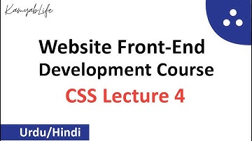 Background Image, Size | Web Development Course | Urdu | Hindi
