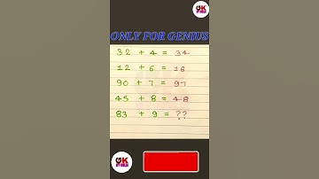 mathematics iq test।mathematics analysis।only for genius maths questions।only for genius puzzle।