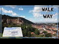 Heidelberg Schloss to Alte Brücke Walking Tour - 4k