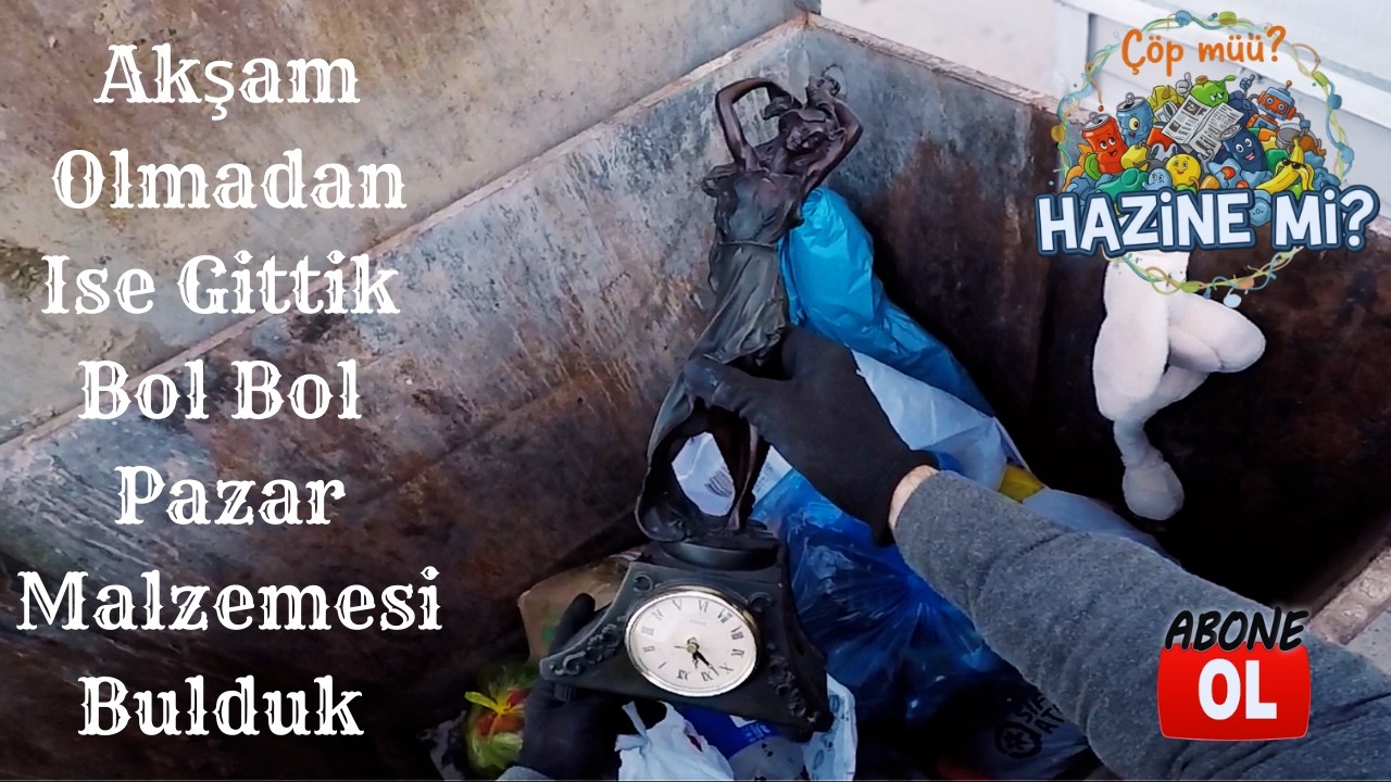 Gün Batmadan Hazineyi Bulduk! Pazar Malzemesi Yağdı💰Nasibimiz Açıldı Akşam Olmadan Arabayı Doldurduk