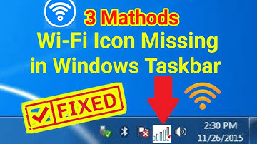 How to fix Wi-Fi icon Missing in windows Taskbar [windows 7,8.1,10] | Best 3 Mathods | wifi Problem