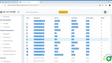 Binary MLM Plan Admin Panel Demo - Real MLM Software