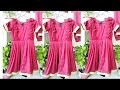 very easy baby frock cutting and stitching