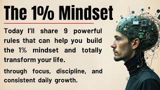 The 1% Mindset 🔥|| 9 Rules to Unlock Elite Discipline, Focus & Success || Graded Reader ✅