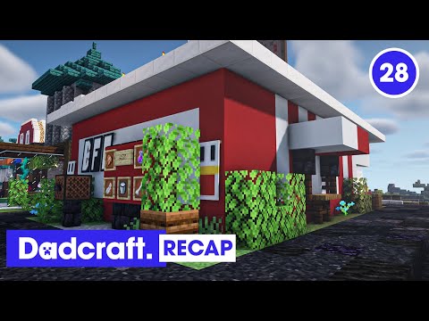 BUILDING A CHICKEN DRIVE-THRU 🍗 | DADCRAFT RECAP #28 | [2-22-21]