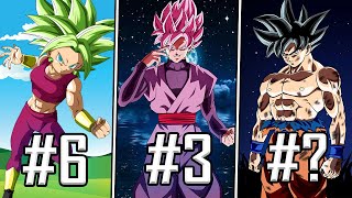 Top 10 Strongest Saiyans In Dragon Ball!!!!