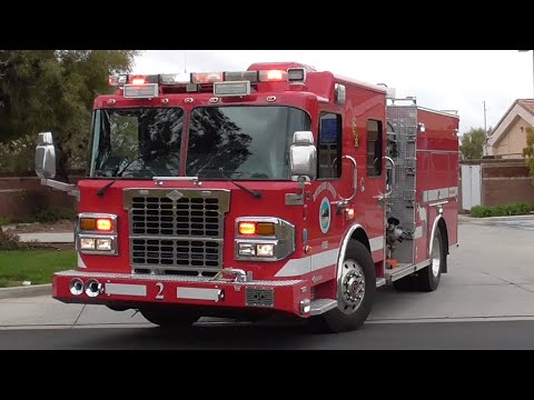 CalFire/Riverside County FD Engine 2 Responding - YouTube