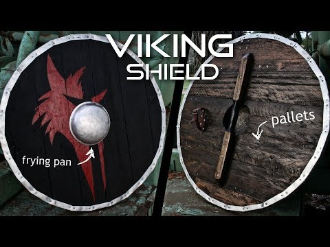 Homemade Viking Shield Completely From Scrap With Frying Pan