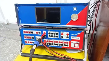 OMICRON CMC 356 communication with Test Univese Software ! Secondary injection test set