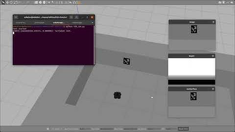 Demo Visual Markers 1- Autonomous Navigation and Mapping - Turtlebot 3 - ROS Python