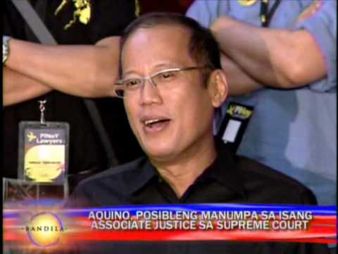 Aquino may take oath before SC justice, but not Co...