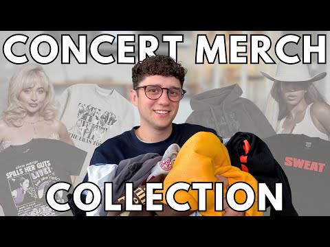 A HAUL of ALL of My Concert Merch!