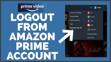 How to Logout Amazon Prime Account (2022) | Amazon Prime Logout Sign Out