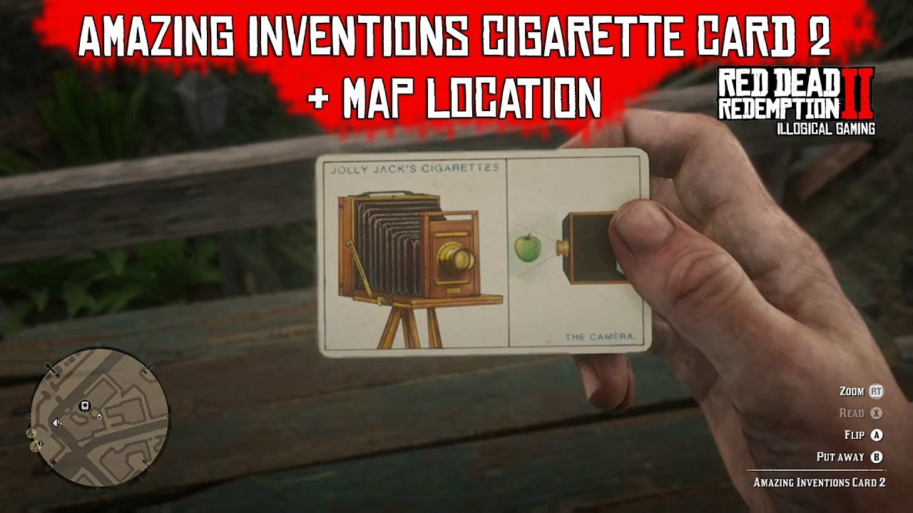 Amazing Inventions Cigarette Card 2 - Camera 1814 - Joseph Nicephore Niepce  - RDR2