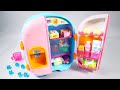 51 minutes satisfying with unboxing hello kitty refrigerator kitchen laundry set asmr