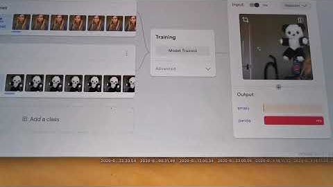 Machine learning with teachable machine