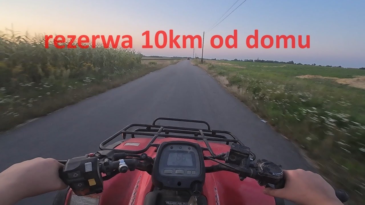 Ledwo dojechałem do domu...