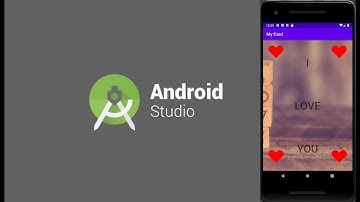 Android Studio 2020 Udacity Make Your Own Card for Android Development Course using relative layout