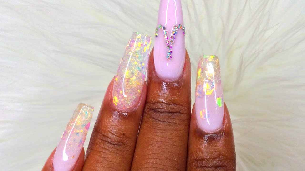 Easy Dip Powder Nails | How To Use Dip Powder With Tips | Zodiac Series: Aries Nail Design | - YouTube easy-dip-powder-nails-how-to-use-dip-powder-with-tips-zodiac-series-aries-nail-design-youtube