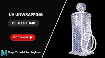 Maya unwrapping Tutorial Gas Pump In Maya