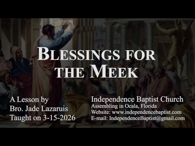 Blessings for the Meek