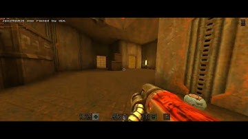 quake 2 remastered - q2dm1 - the edge - railgun