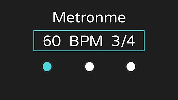 Metronome | 60 BPM | 3/4 Time (with Accent )