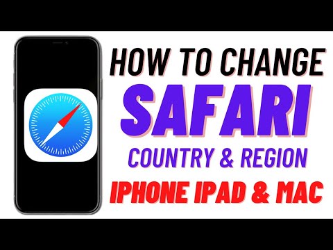 change safari region