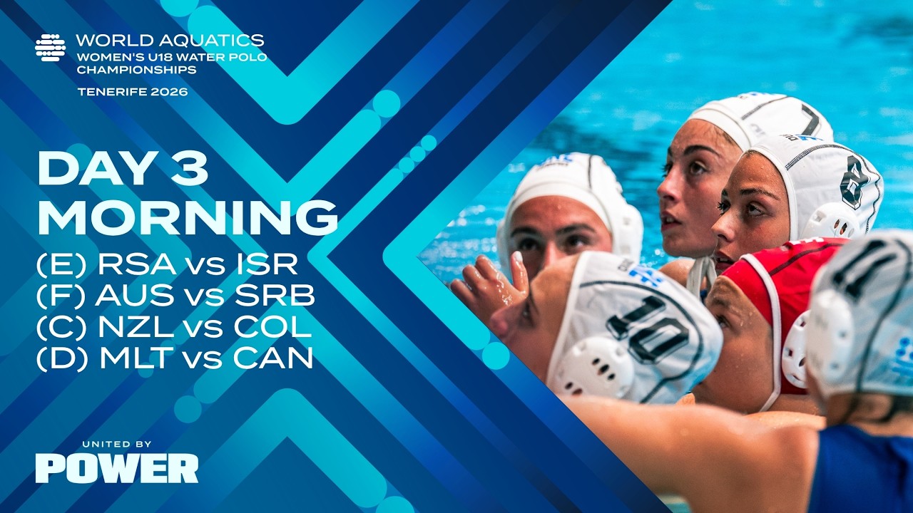 Morning Session | Day 3 | Groups | World Aquatics Women's U18 Water Polo Championships 2026