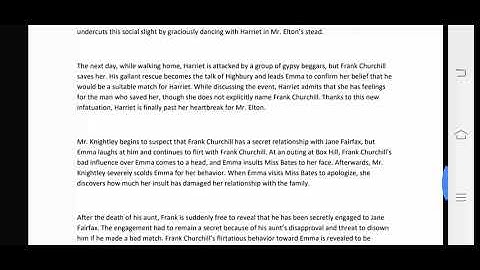 B.A. Sem 3, Main English, CCE 6, Emma summary, Lecture-3, by Prof. Shreya Trivedi