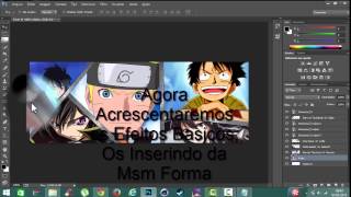 Como Fazer uma Capa p/Facebook com Efeitos Simples ( Pack) Photoshop CC