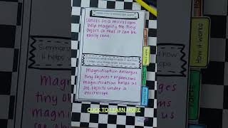 Microscope Reading Worksheet & Diagram for Middle School Science #ngss